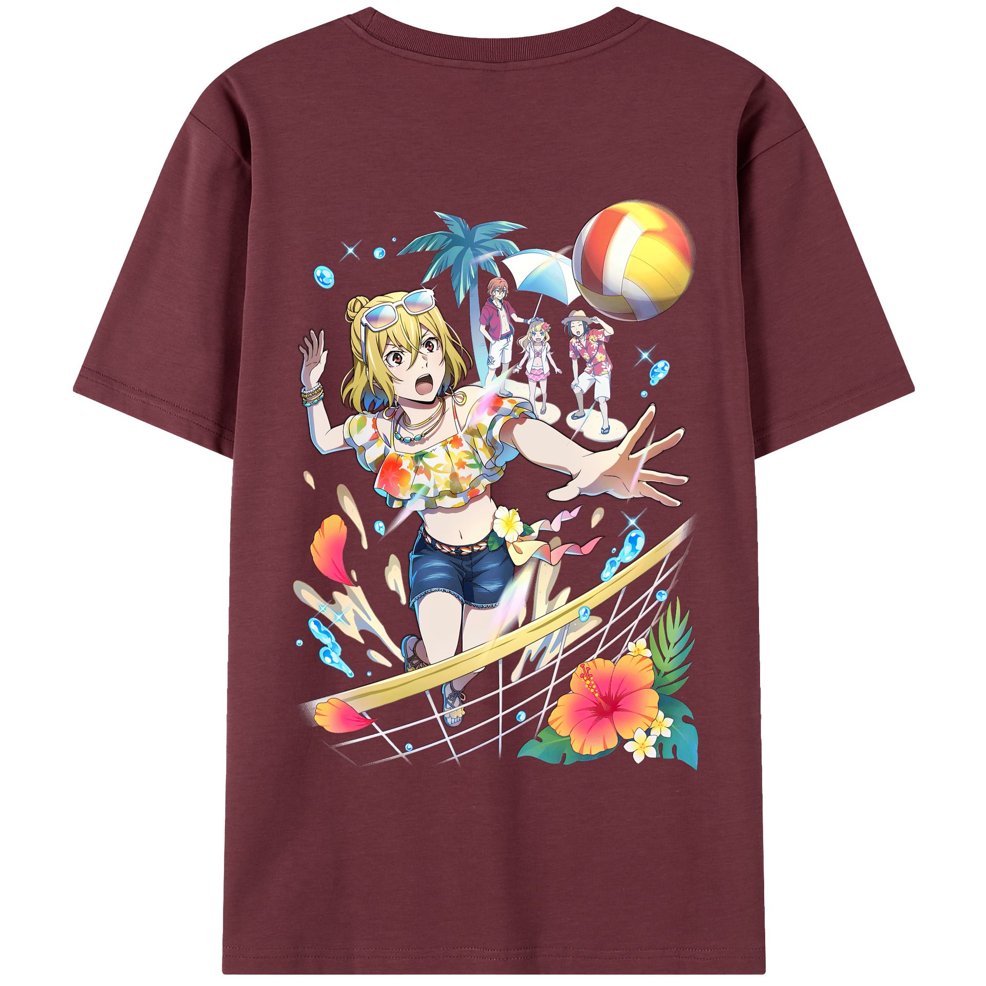 （画像用） 文豪ストレイドッグス Bungo Stray Dogs 綿100％半袖Tシャツ（背面プリント）